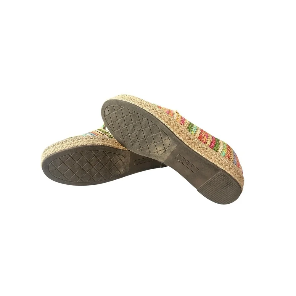 Joie Cara Raffia Espadrilles Women's 8.5 M Slip On Shoe‎ Comfort Flat Loafer